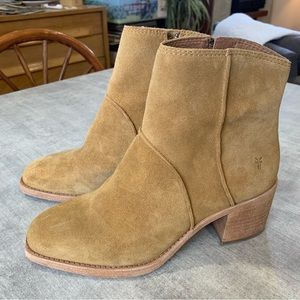Frye Suede Ankle Boots, 8.5/9